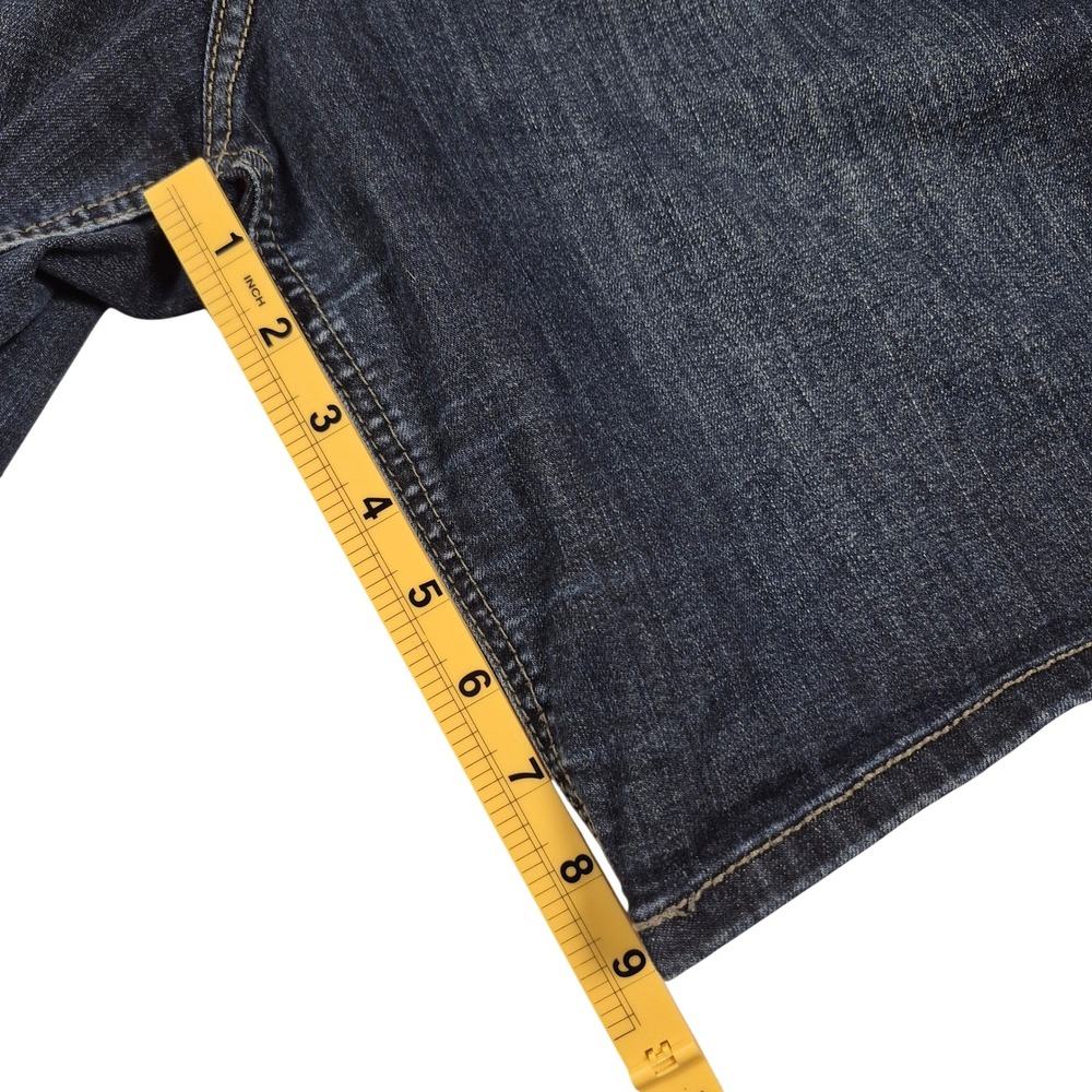 Lane Bryant Bermuda Denim Shorts Tight Tummy Womens Size 16 Dark Wash Stretch - Picture 7 of 7